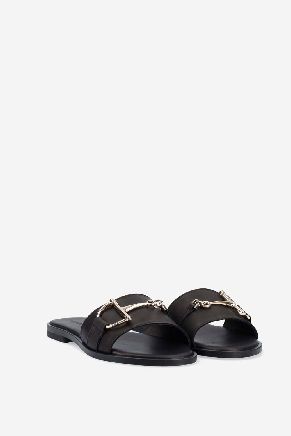 Buckled leather sandals