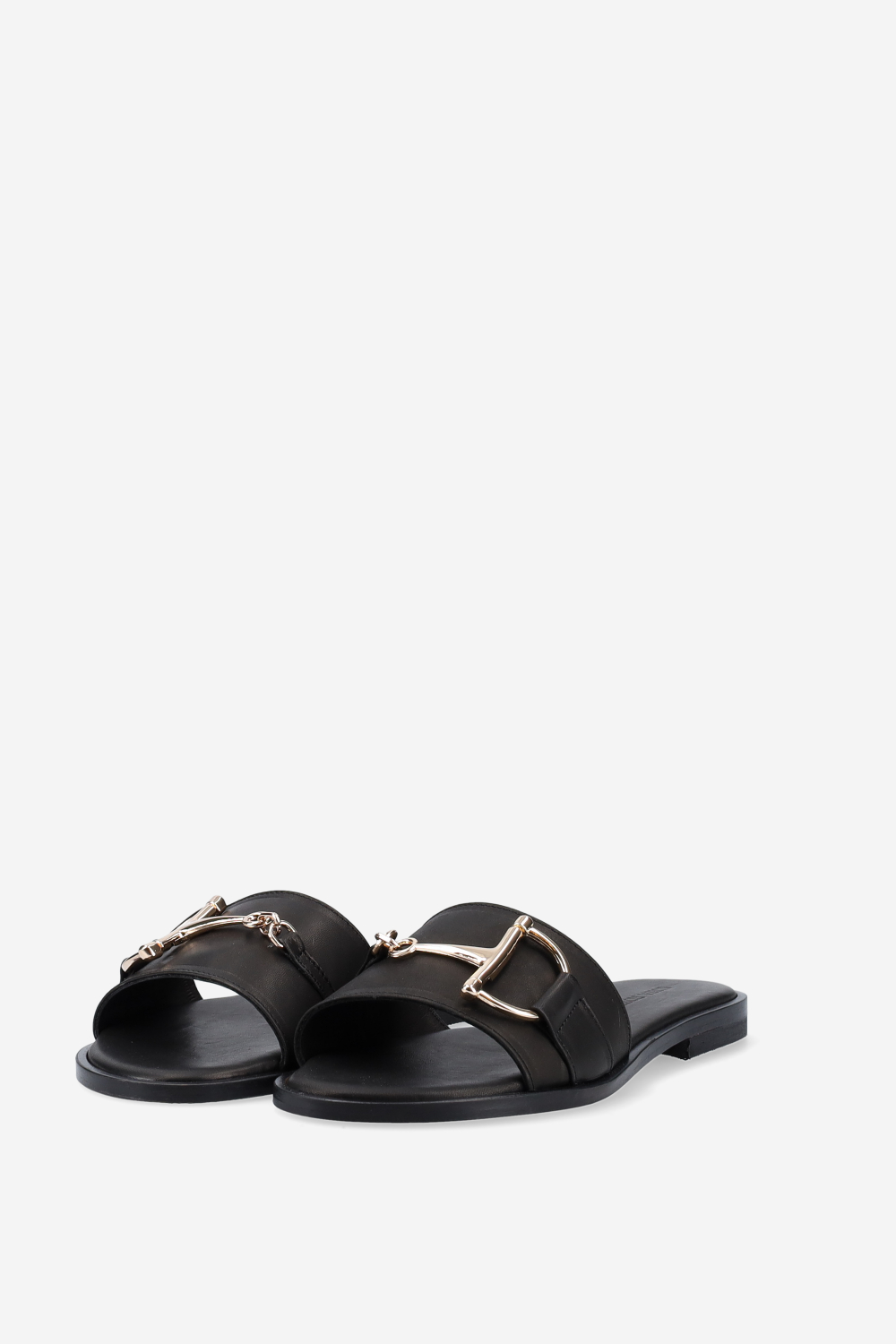 Buckled leather sandals