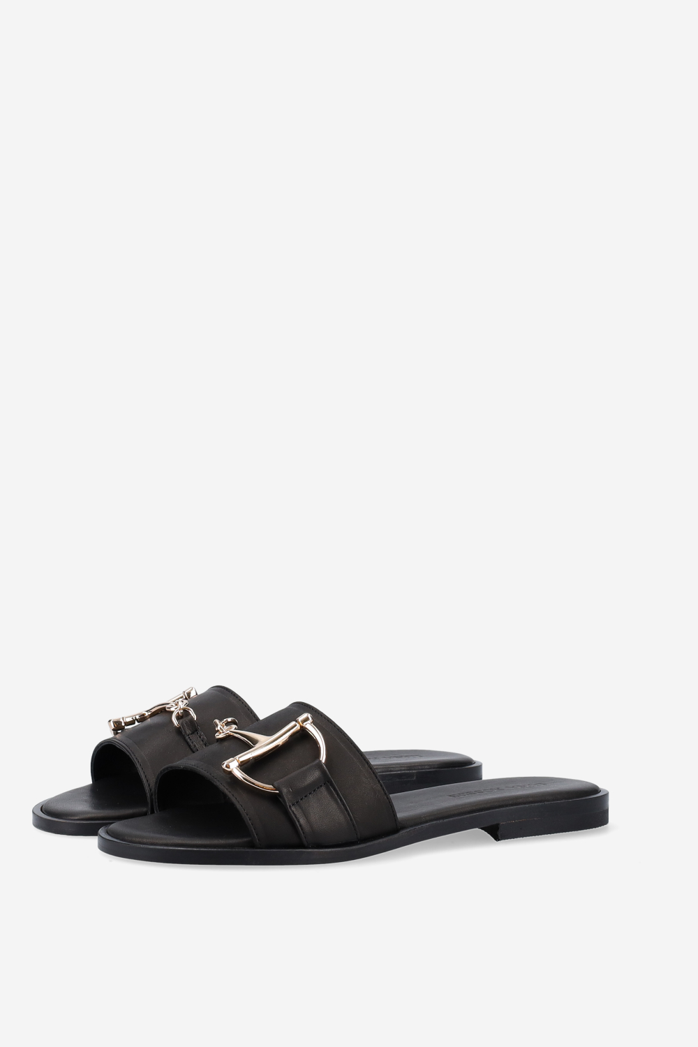 Buckled leather sandals