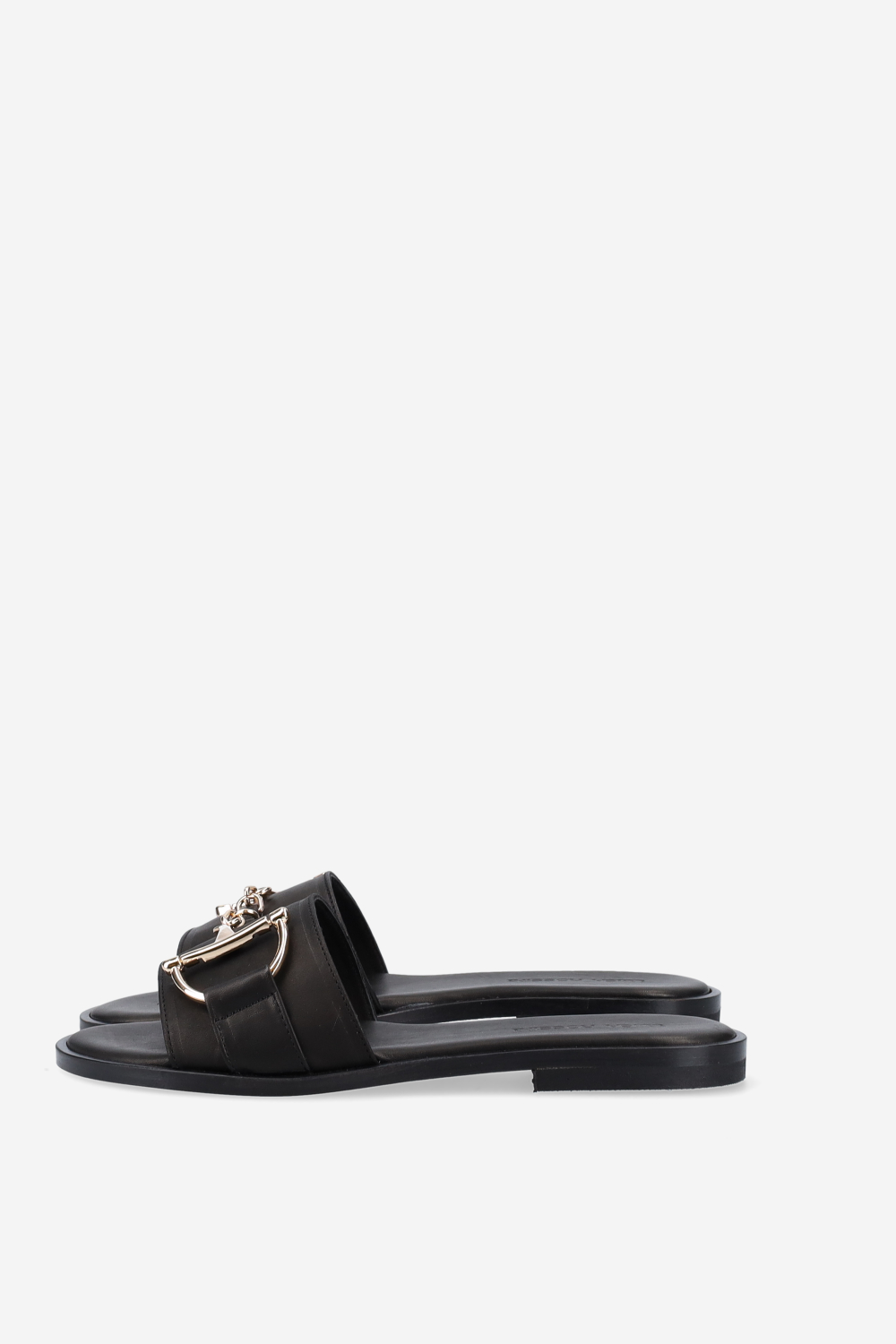 Buckled leather sandals