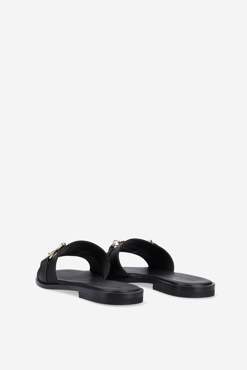 Buckled leather sandals