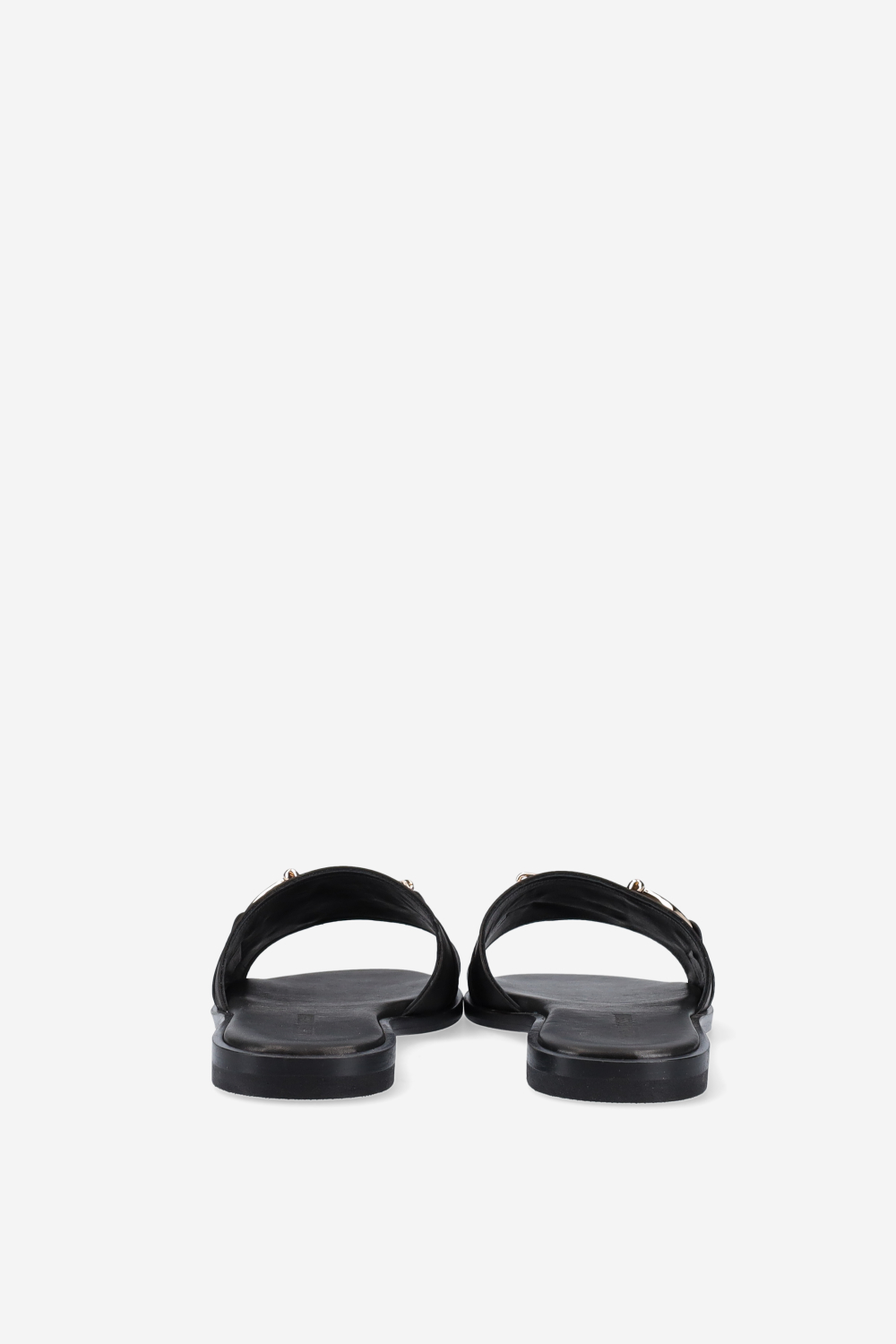 Buckled leather sandals