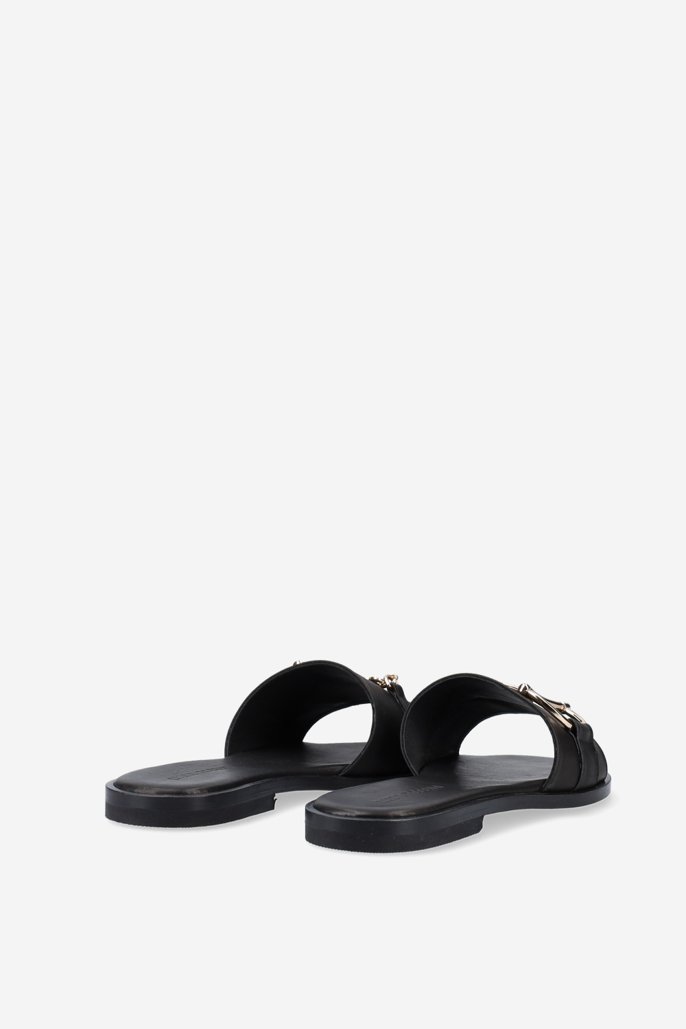 Buckled leather sandals