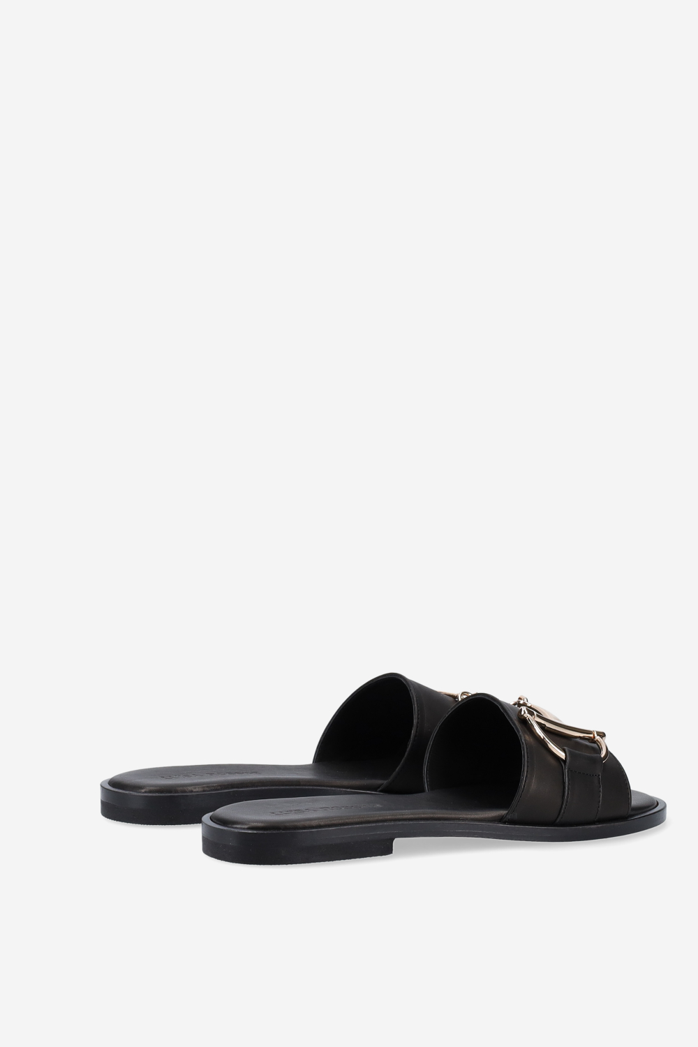 Buckled leather sandals