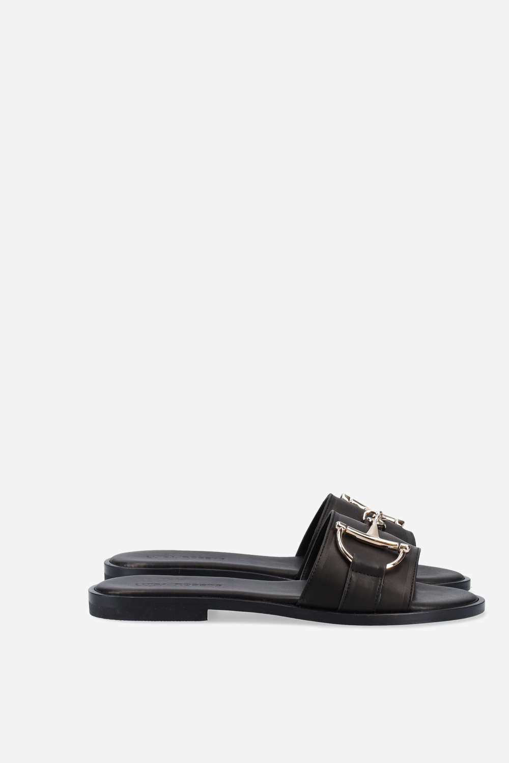 Buckled leather sandals