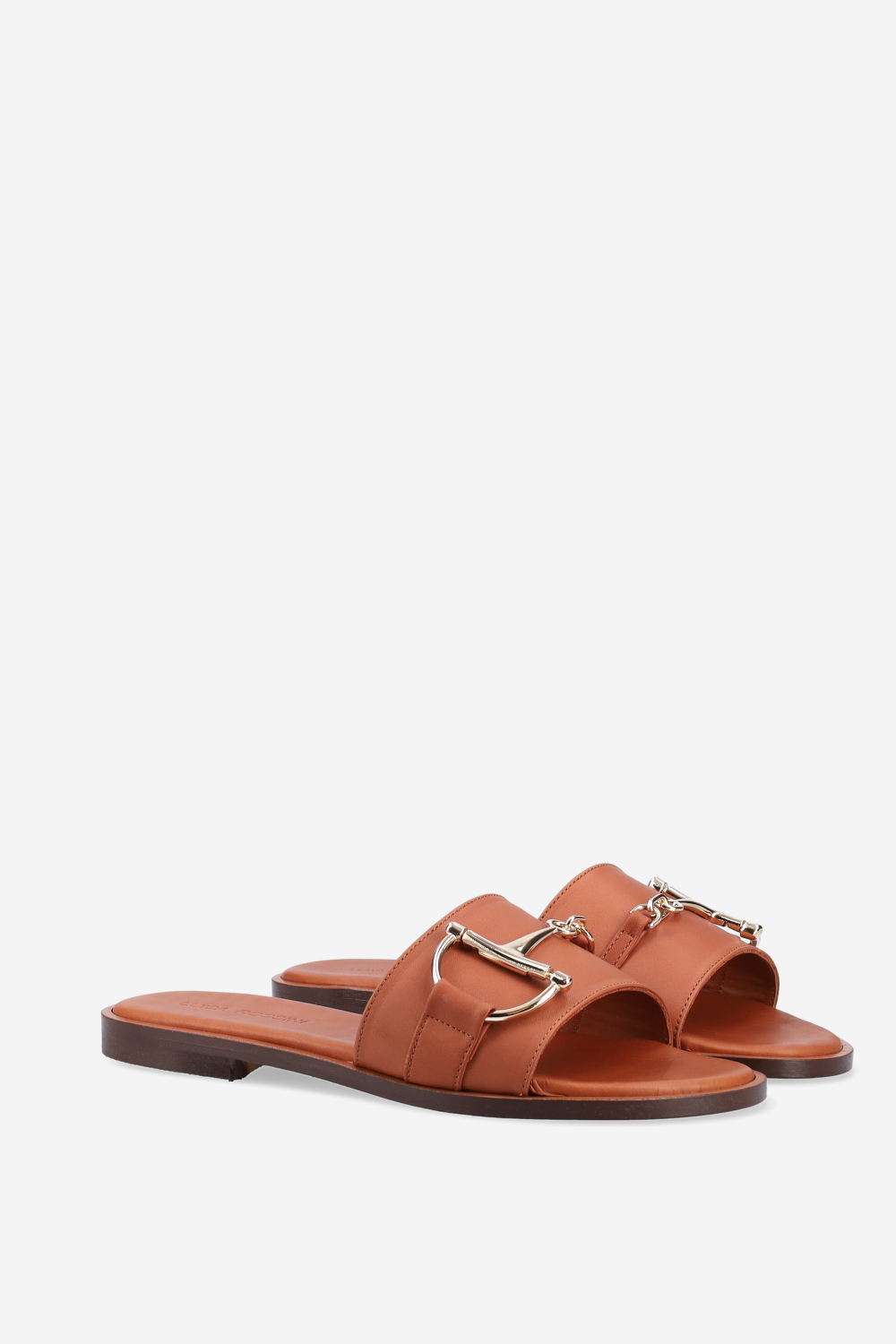 Buckled leather sandals