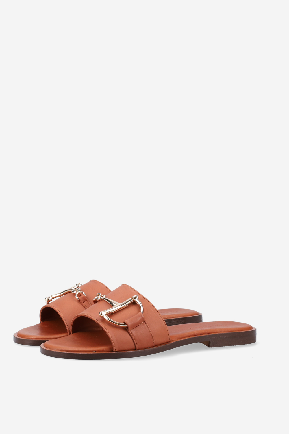 Buckled leather sandals