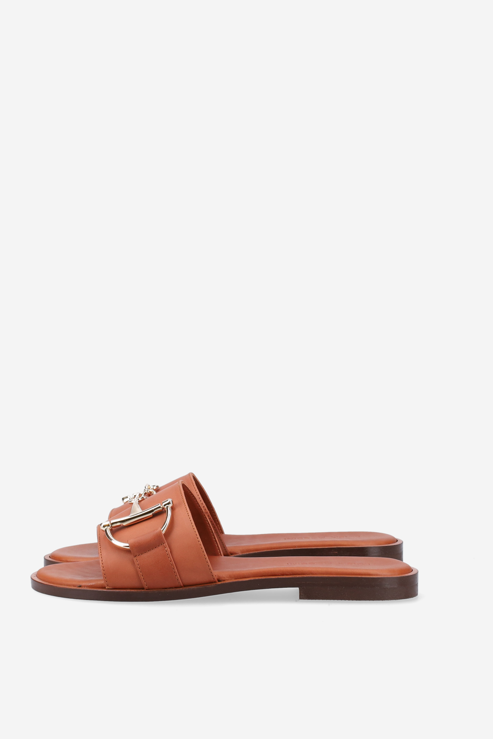Buckled leather sandals