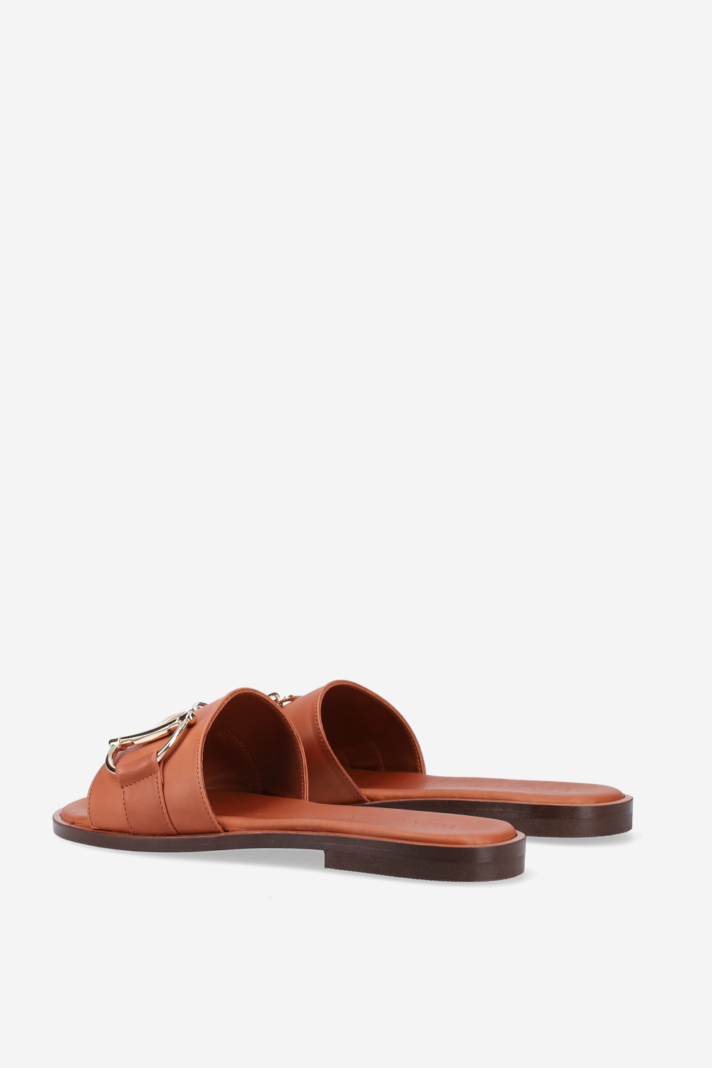 Buckled leather sandals