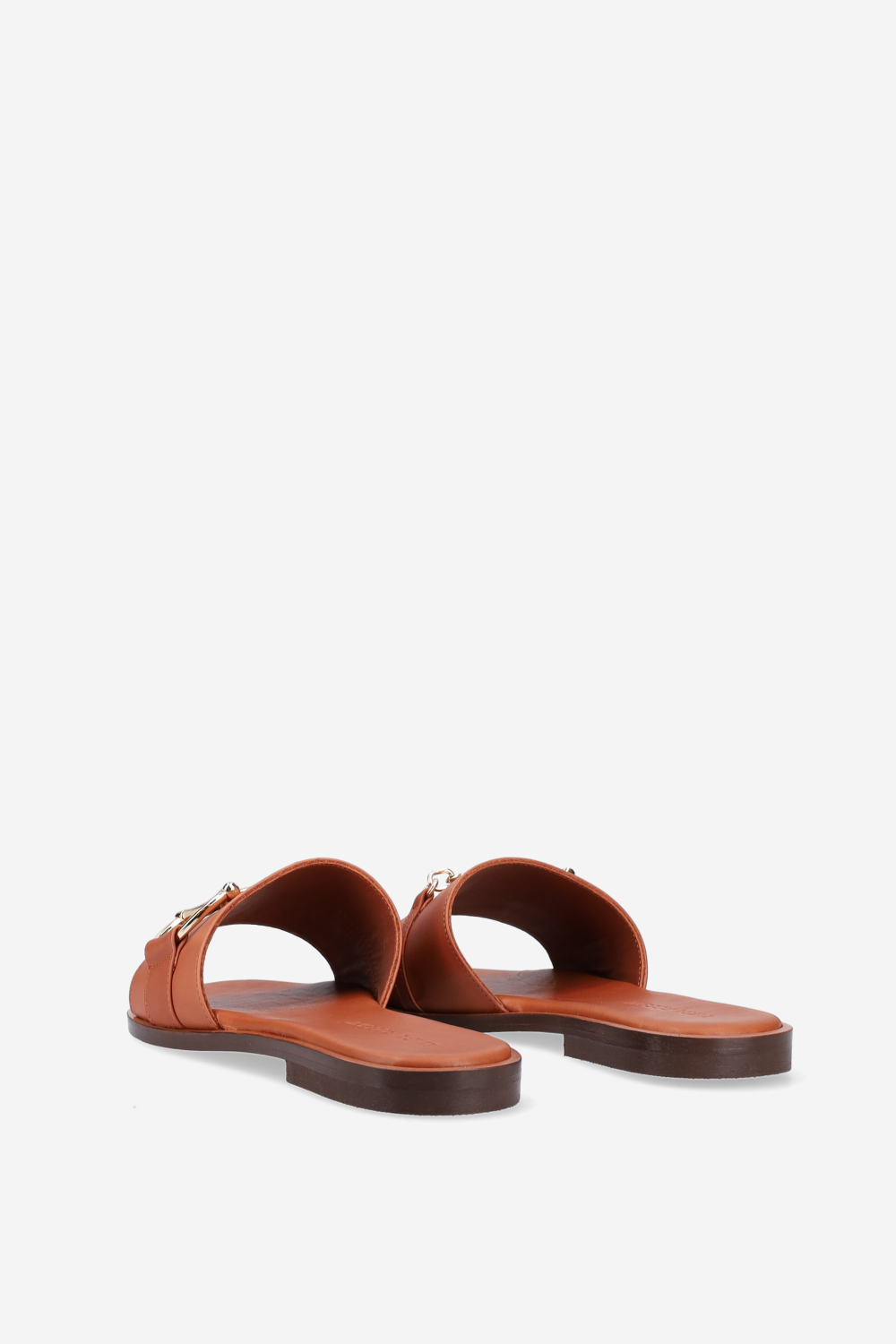 Buckled leather sandals