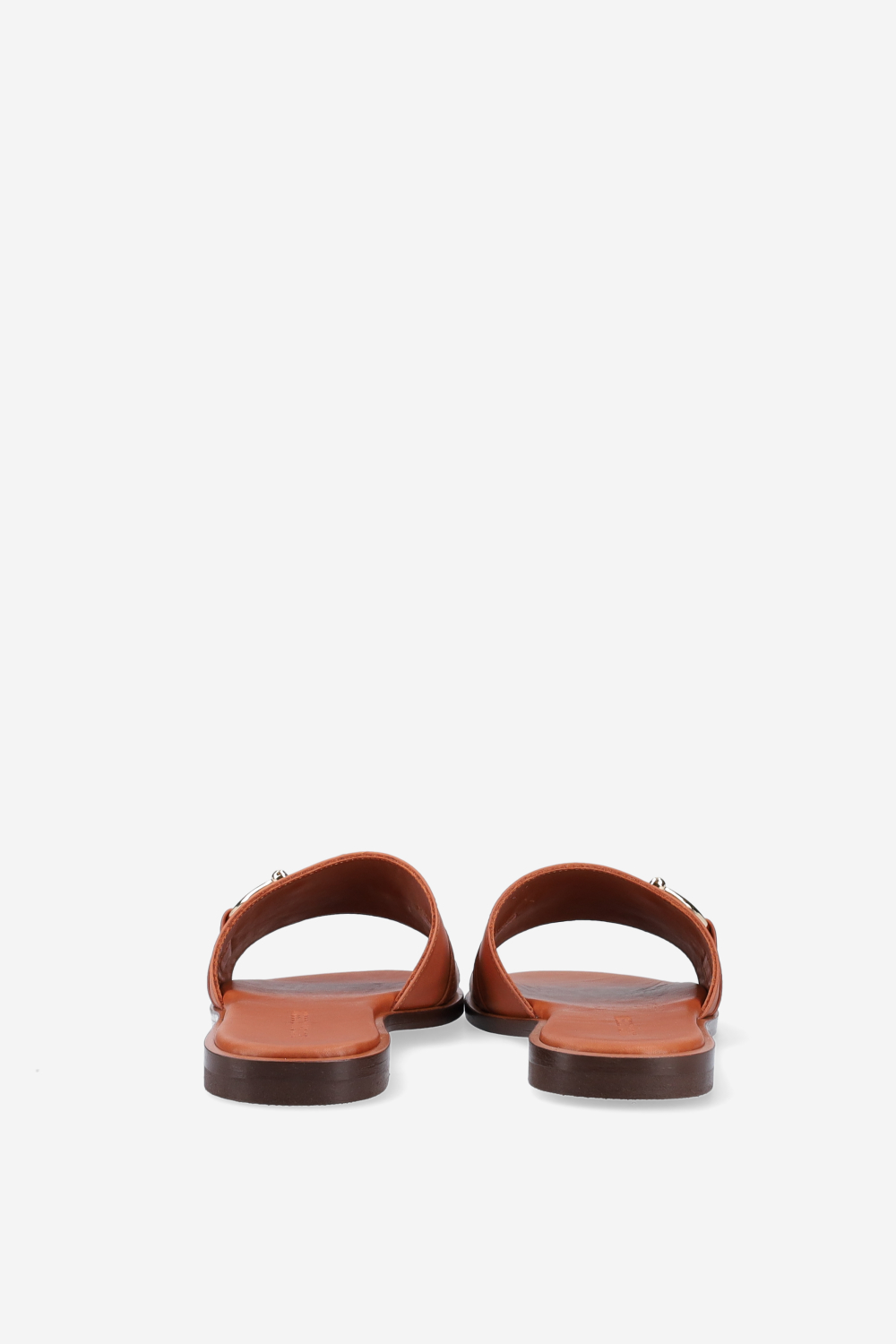 Buckled leather sandals