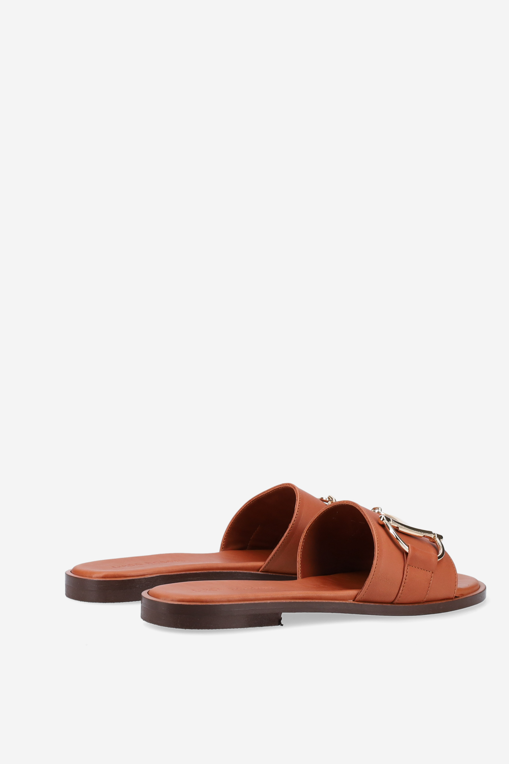 Buckled leather sandals