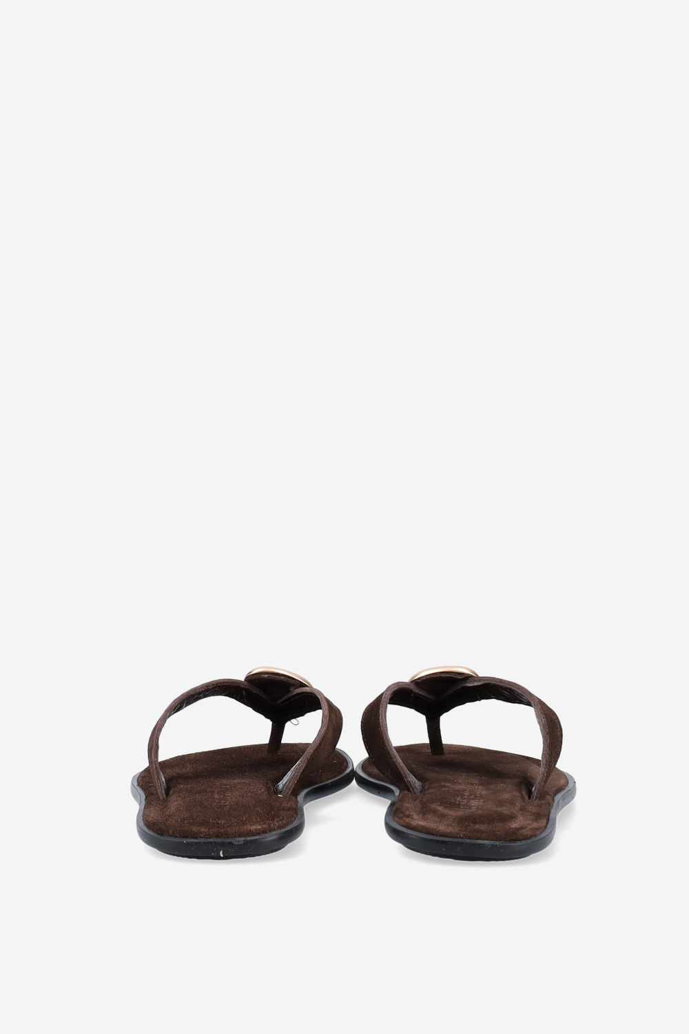 Embellished suede flats
