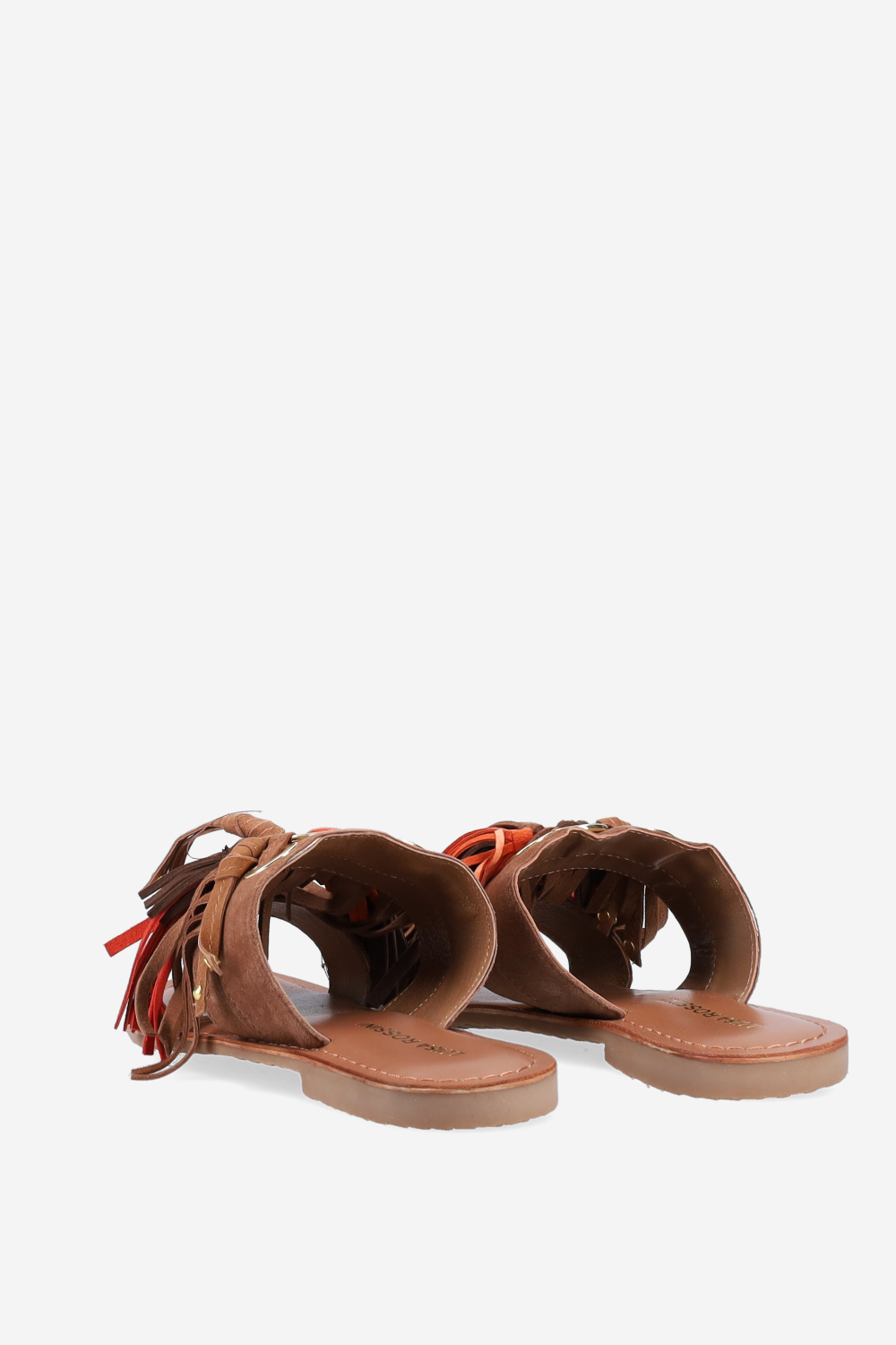 Tassel suede sandals