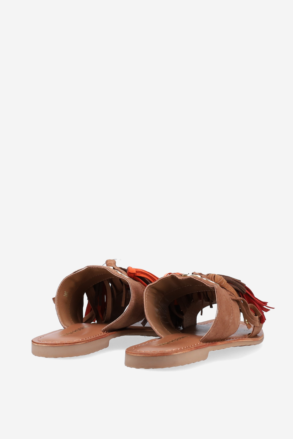 Tassel suede sandals