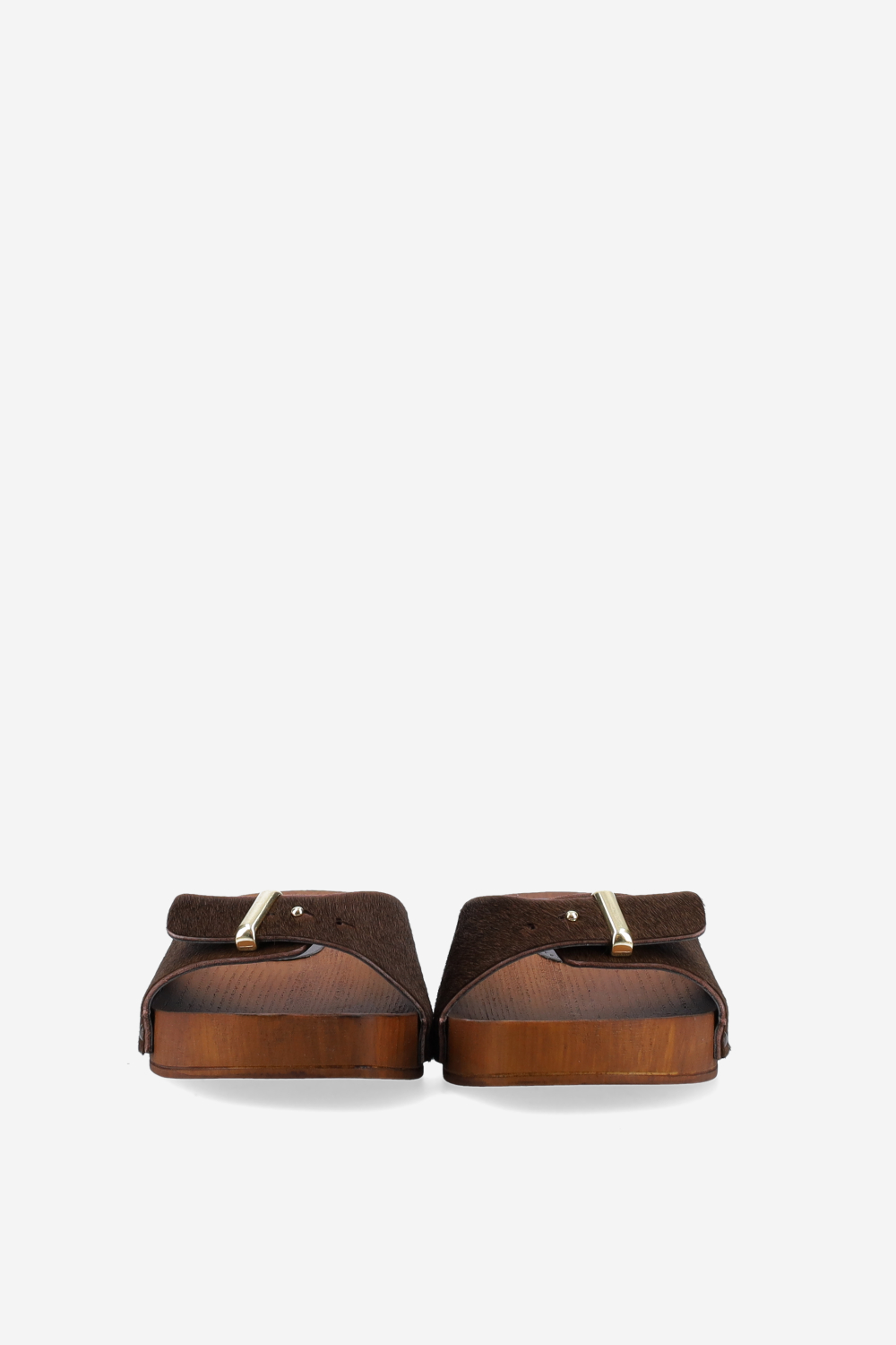 Mansfield pony leather sandals