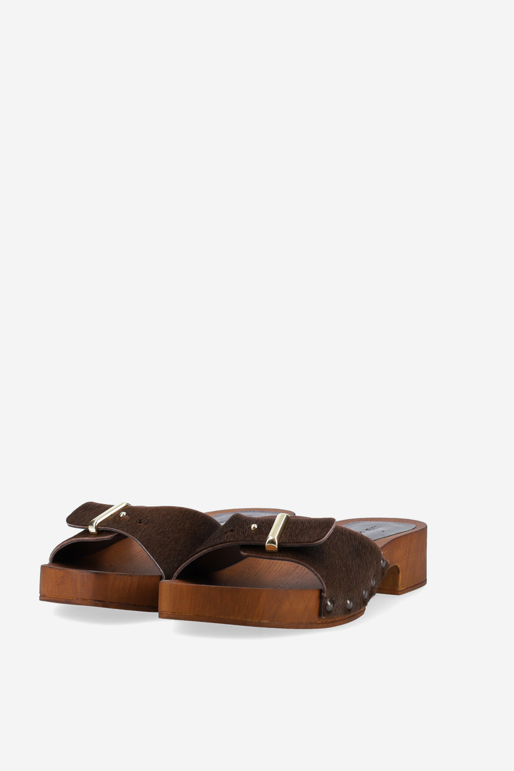 Mansfield pony leather sandals
