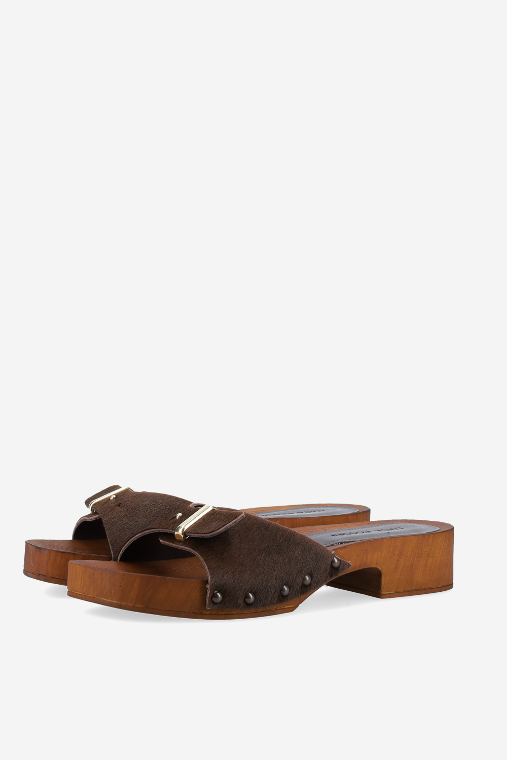 Mansfield pony leather sandals