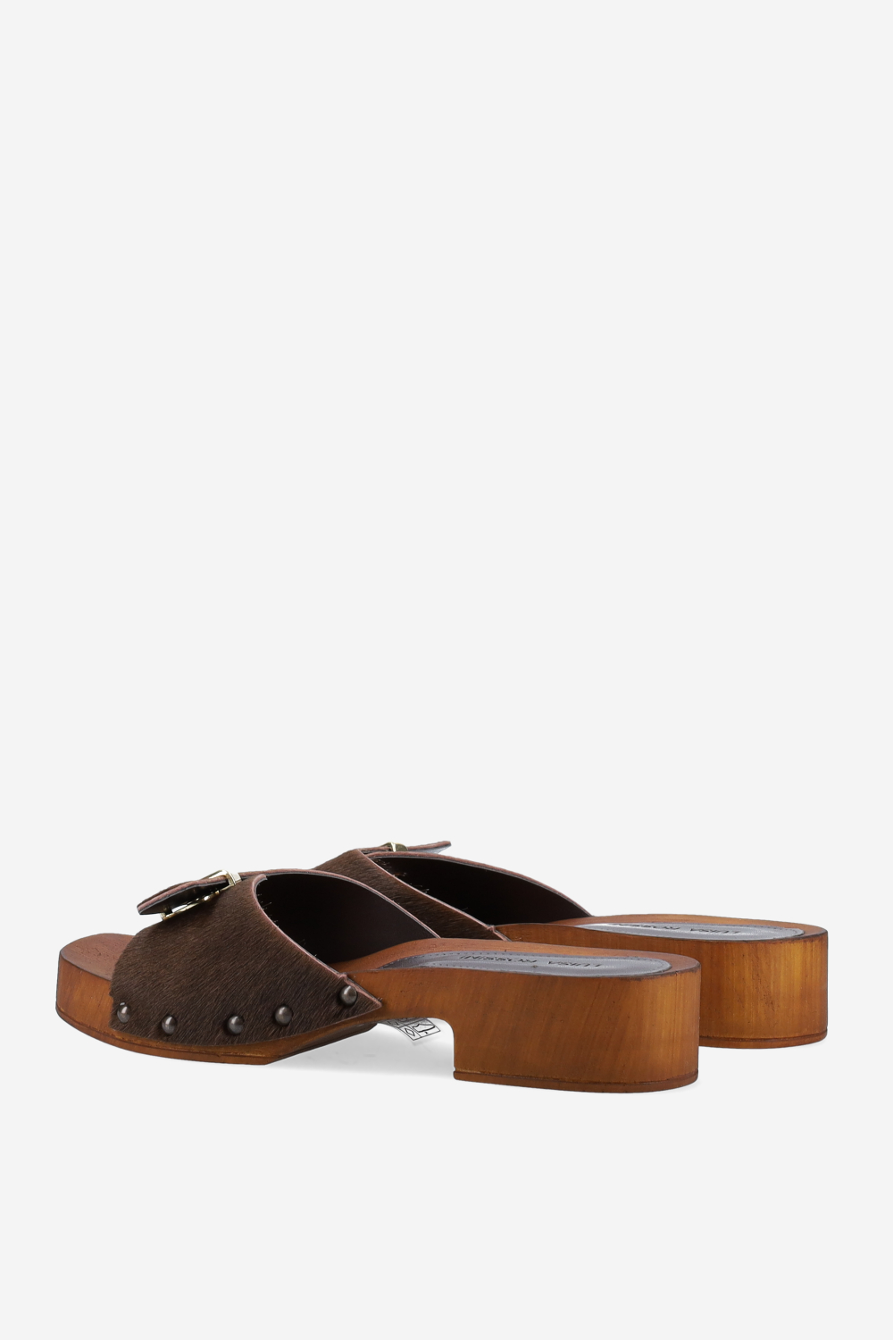 Mansfield pony leather sandals
