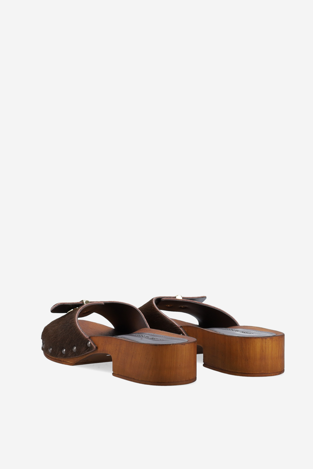 Mansfield pony leather sandals