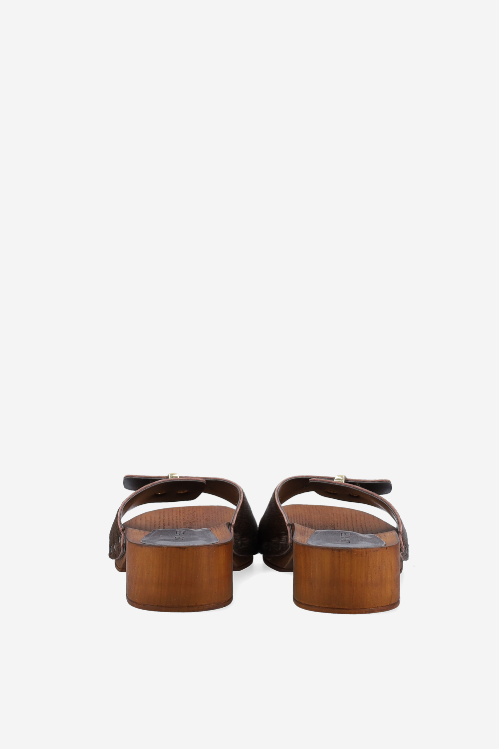 Mansfield pony leather sandals