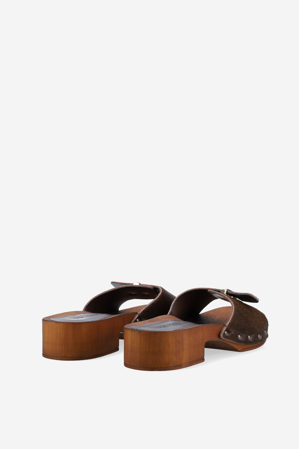 Mansfield pony leather sandals
