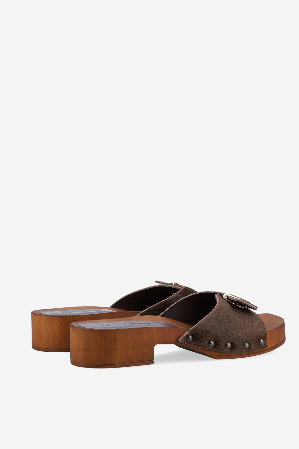 Mansfield pony leather sandals