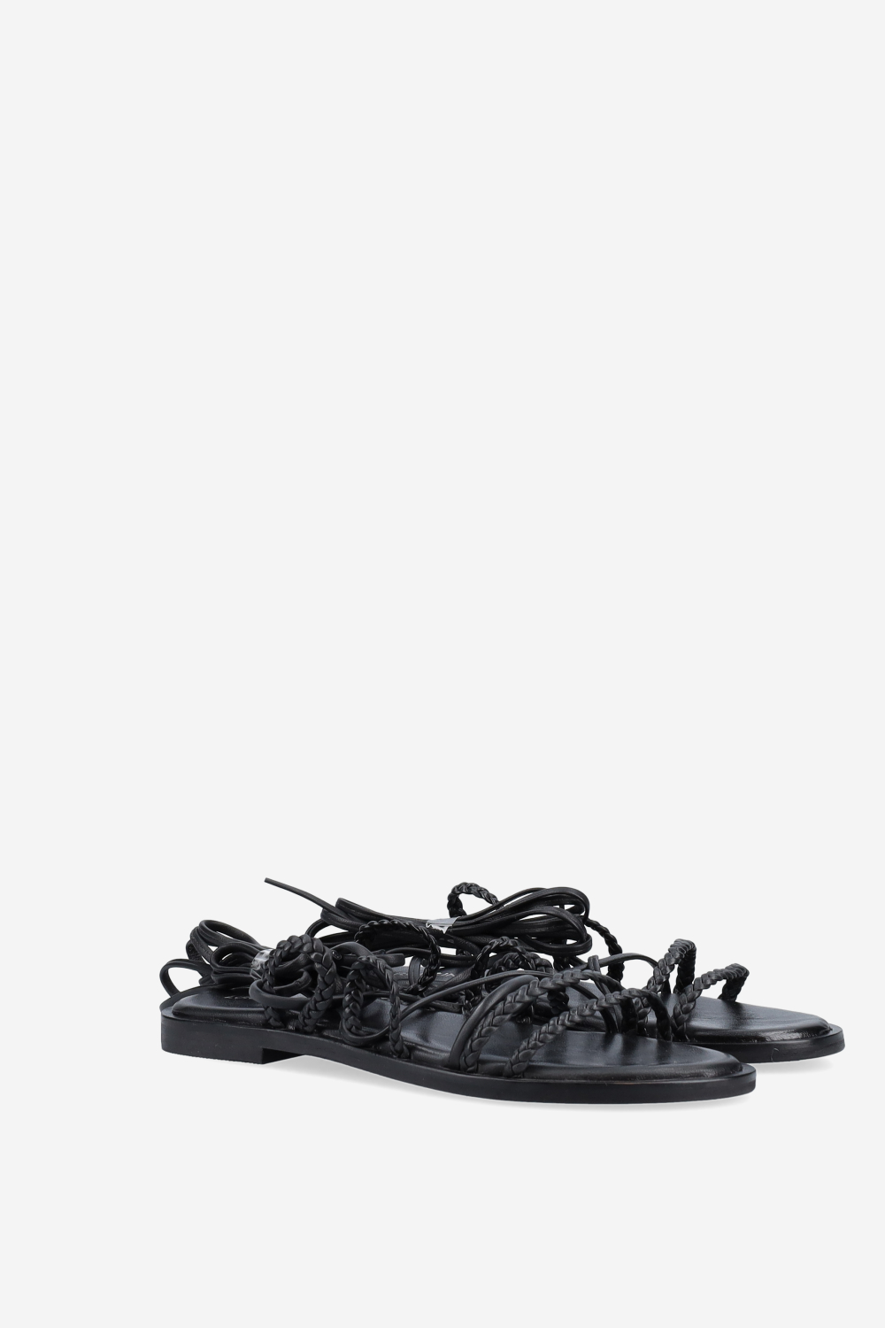 Paros lace-up leather sandals