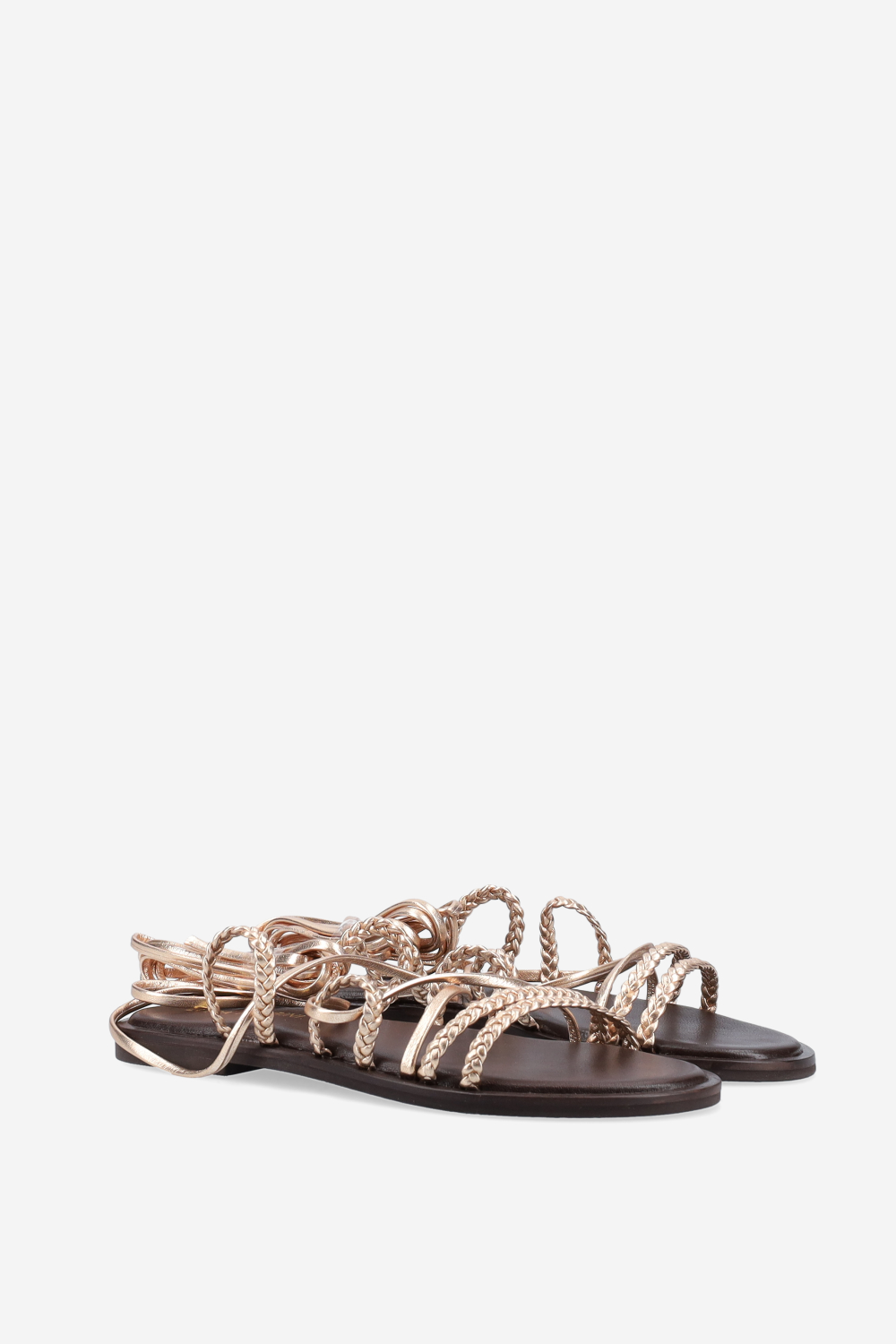Paros lace-up leather sandals