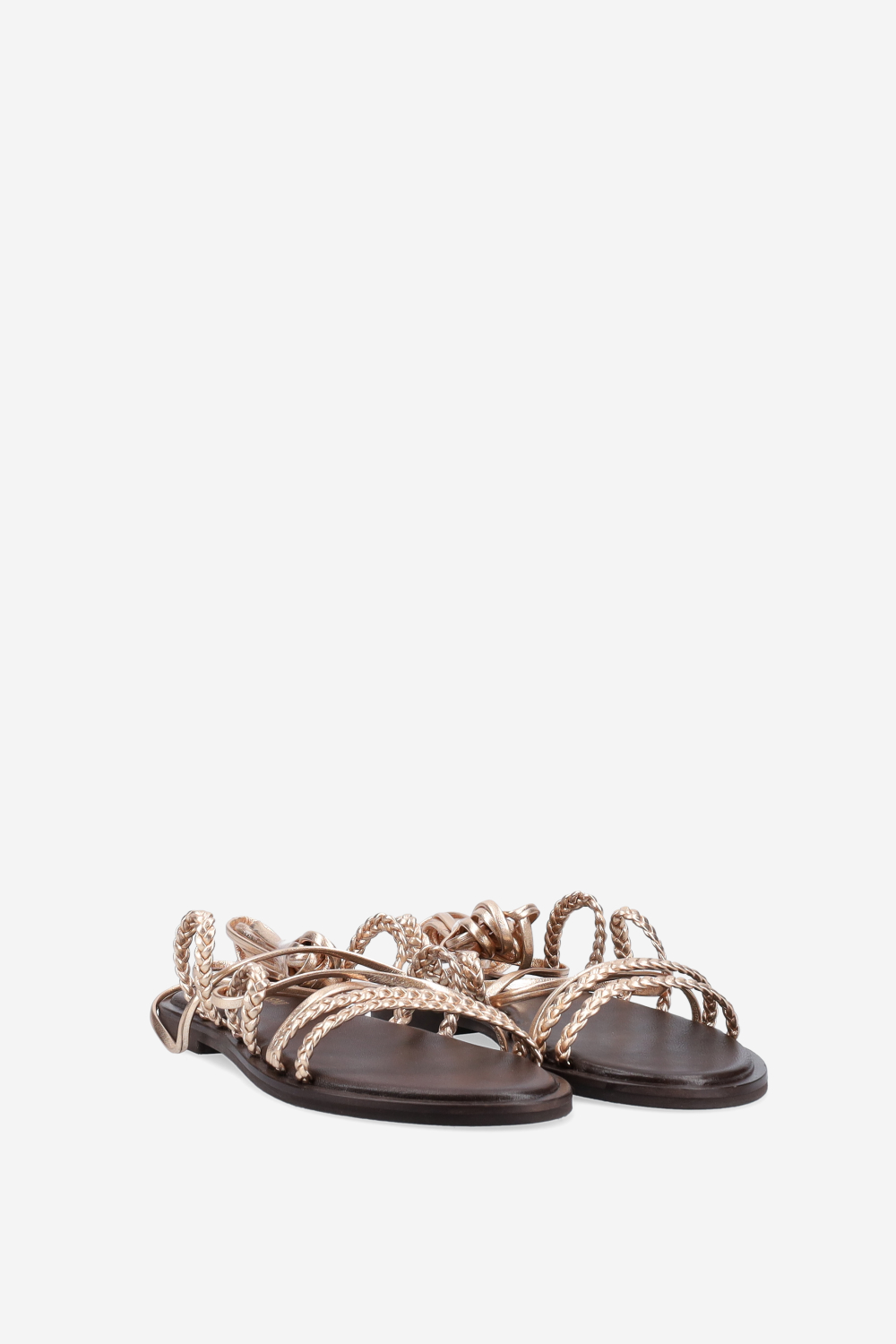Paros lace-up leather sandals