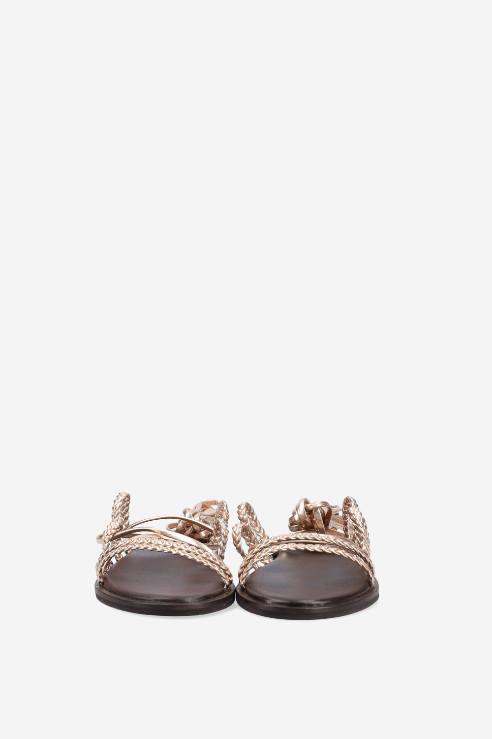 Paros lace-up leather sandals
