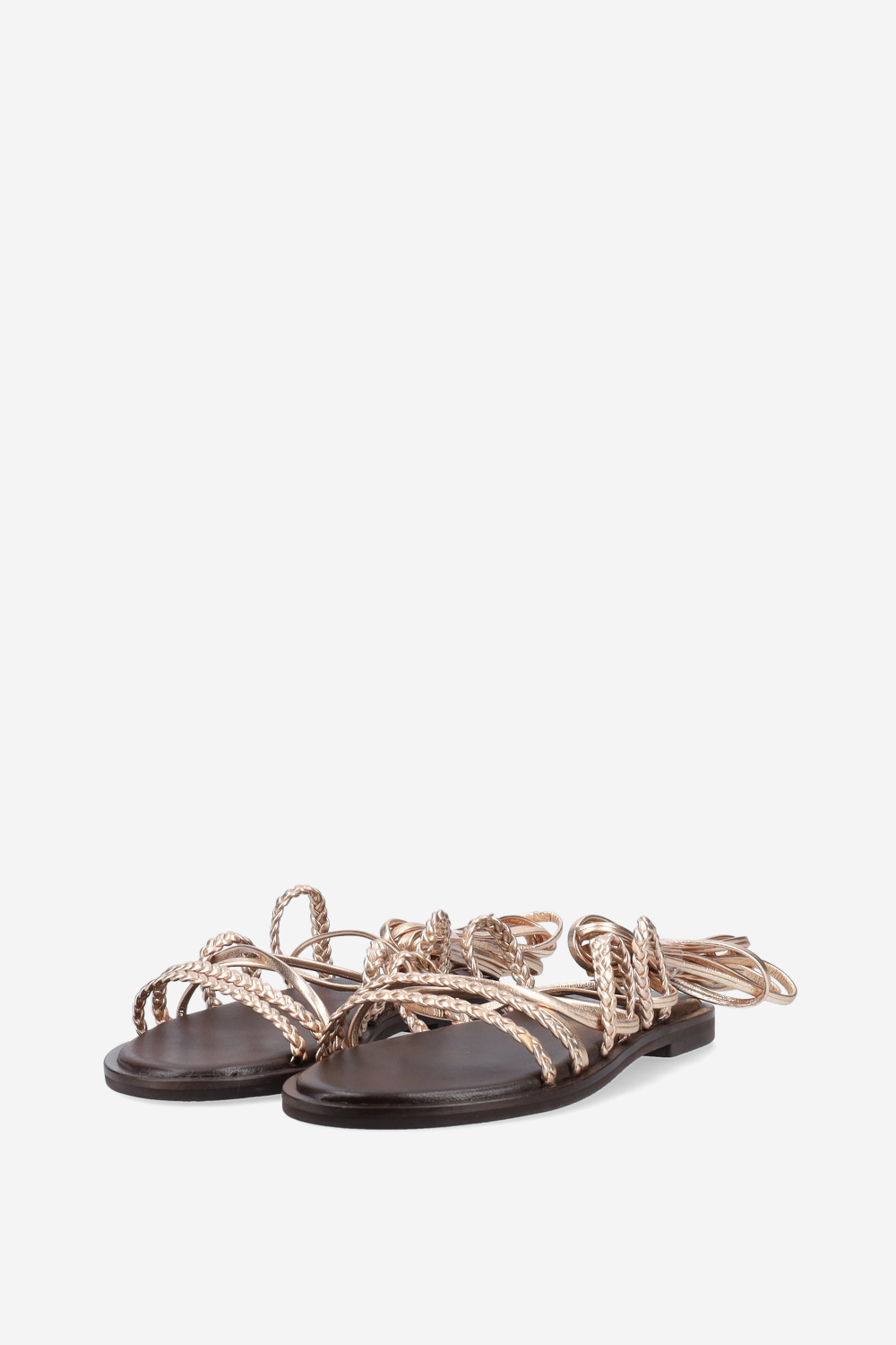 Paros lace-up leather sandals