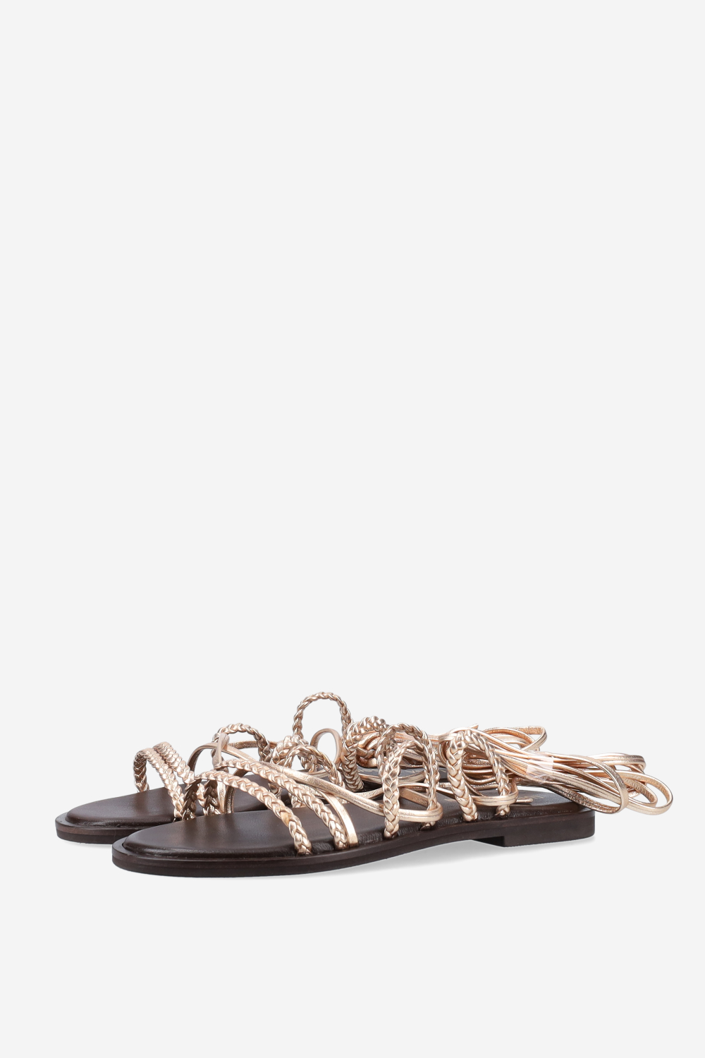 Paros lace-up leather sandals