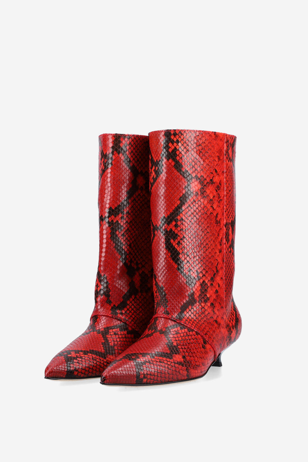 Unforgettable pitone leather boots