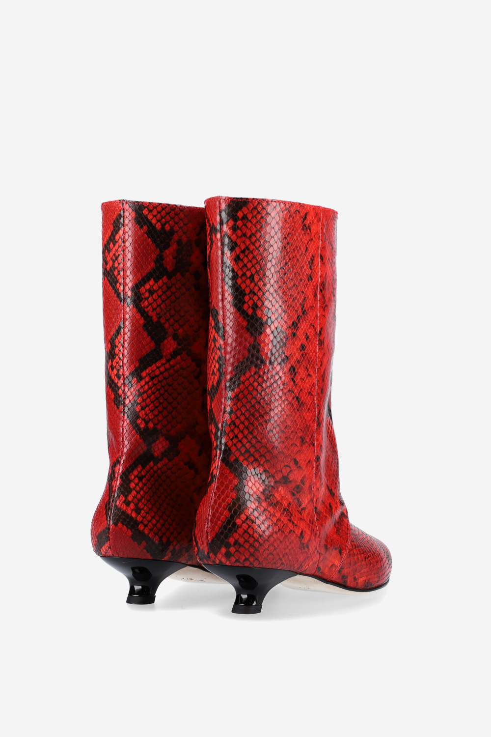 Unforgettable pitone leather boots