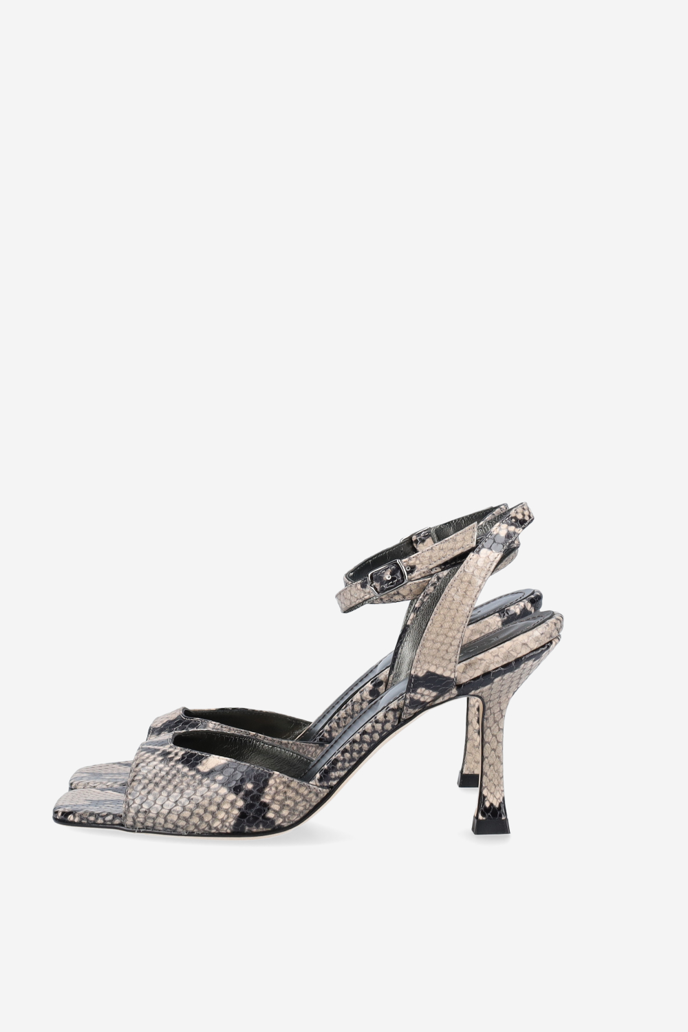 Dial Drunk pitone leather heeled sandals