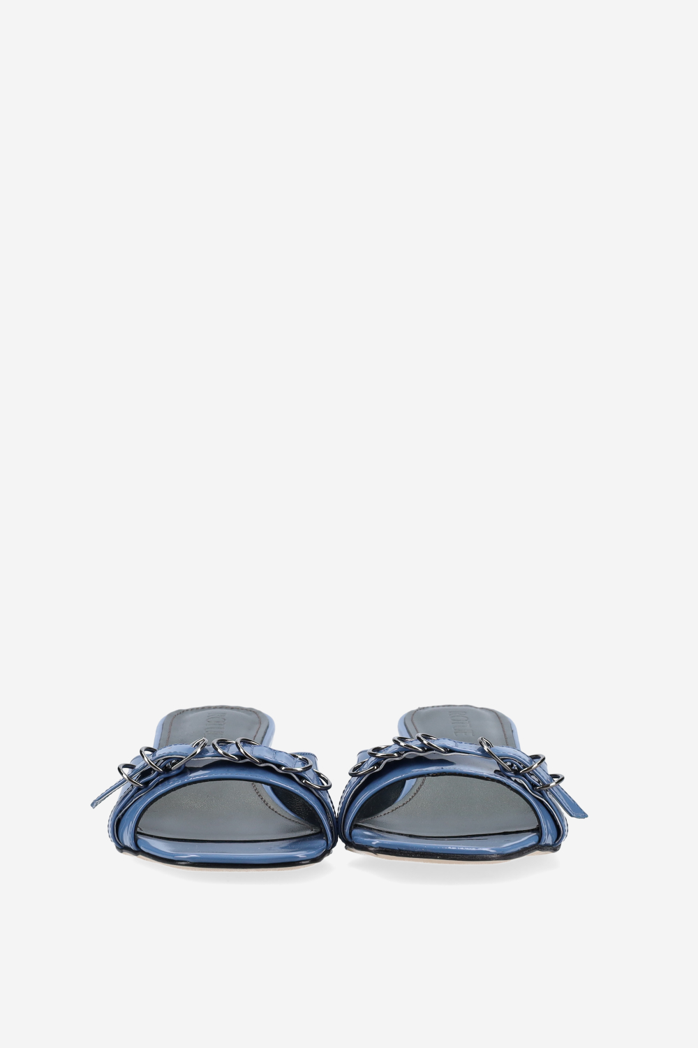 Fast Love patent leather sandals