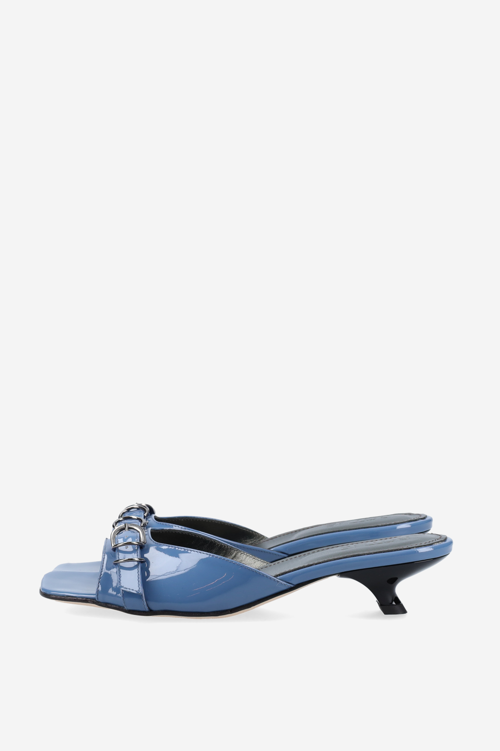 Fast Love patent leather sandals