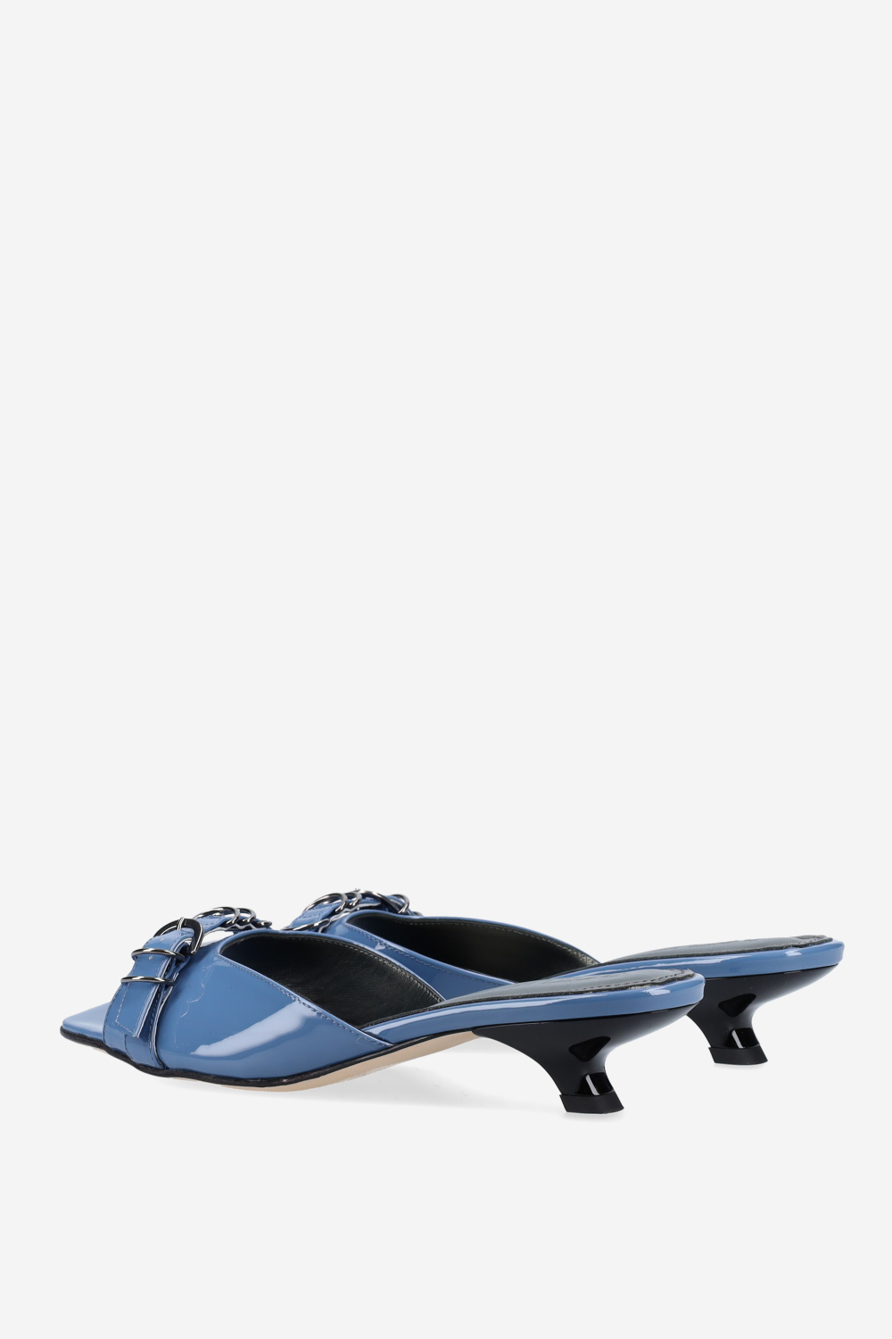 Fast Love patent leather sandals