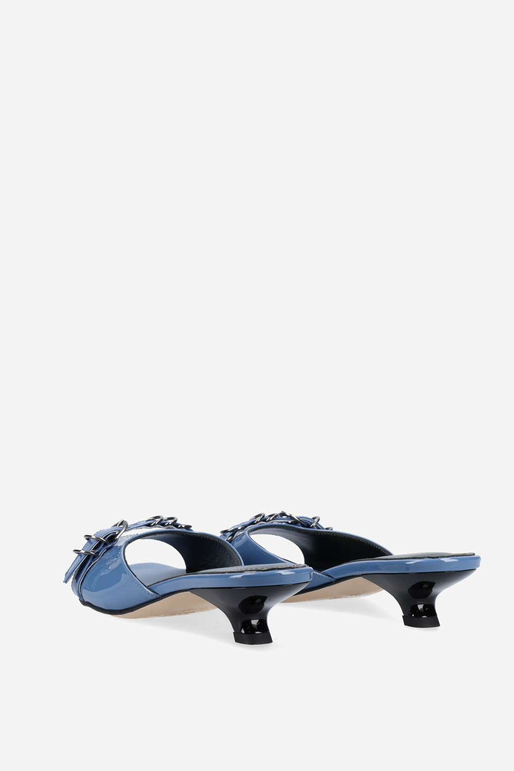 Fast Love patent leather sandals