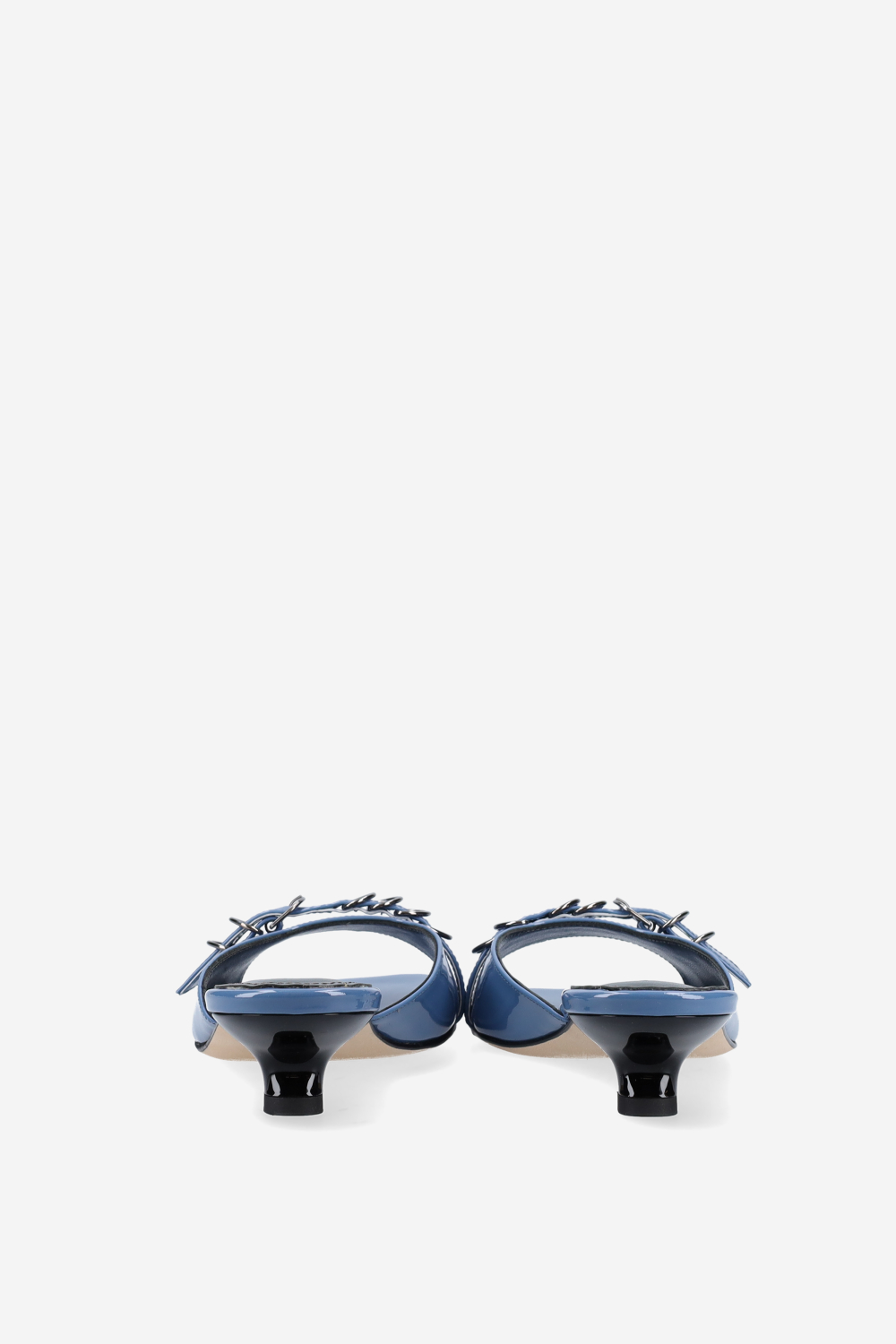 Fast Love patent leather sandals