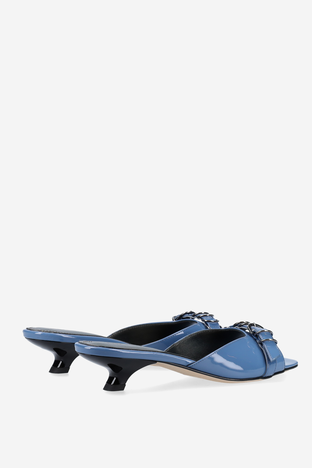 Fast Love patent leather sandals