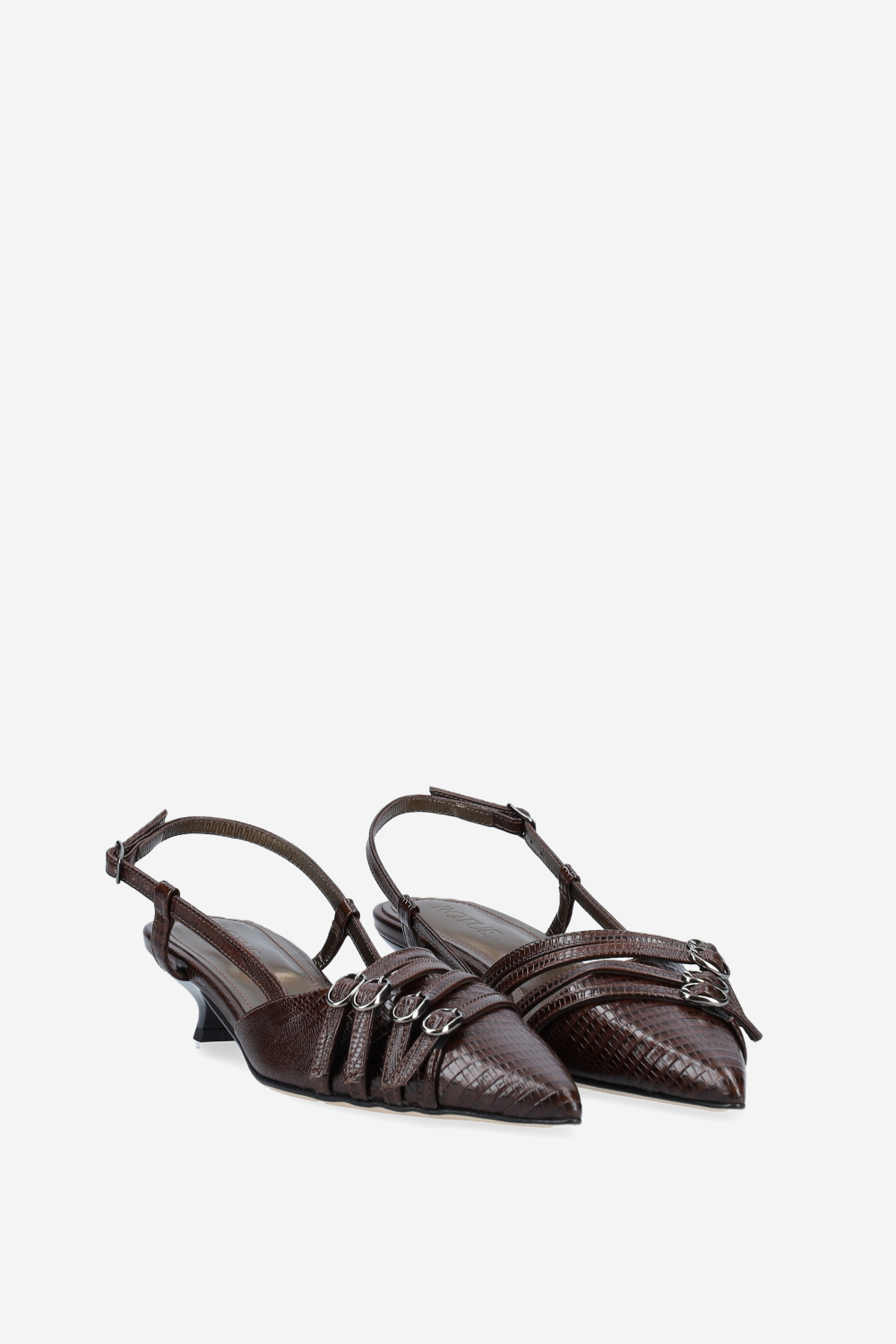 I wanna leather slingbacks