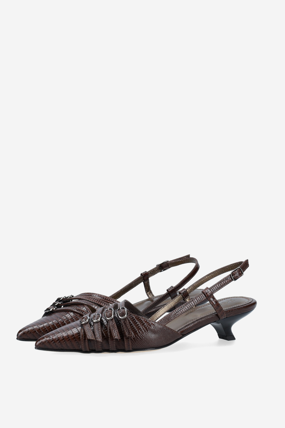 I wanna leather slingbacks