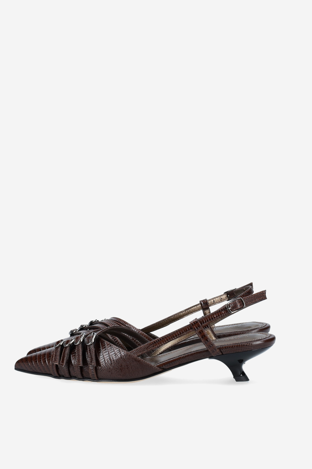 I wanna leather slingbacks