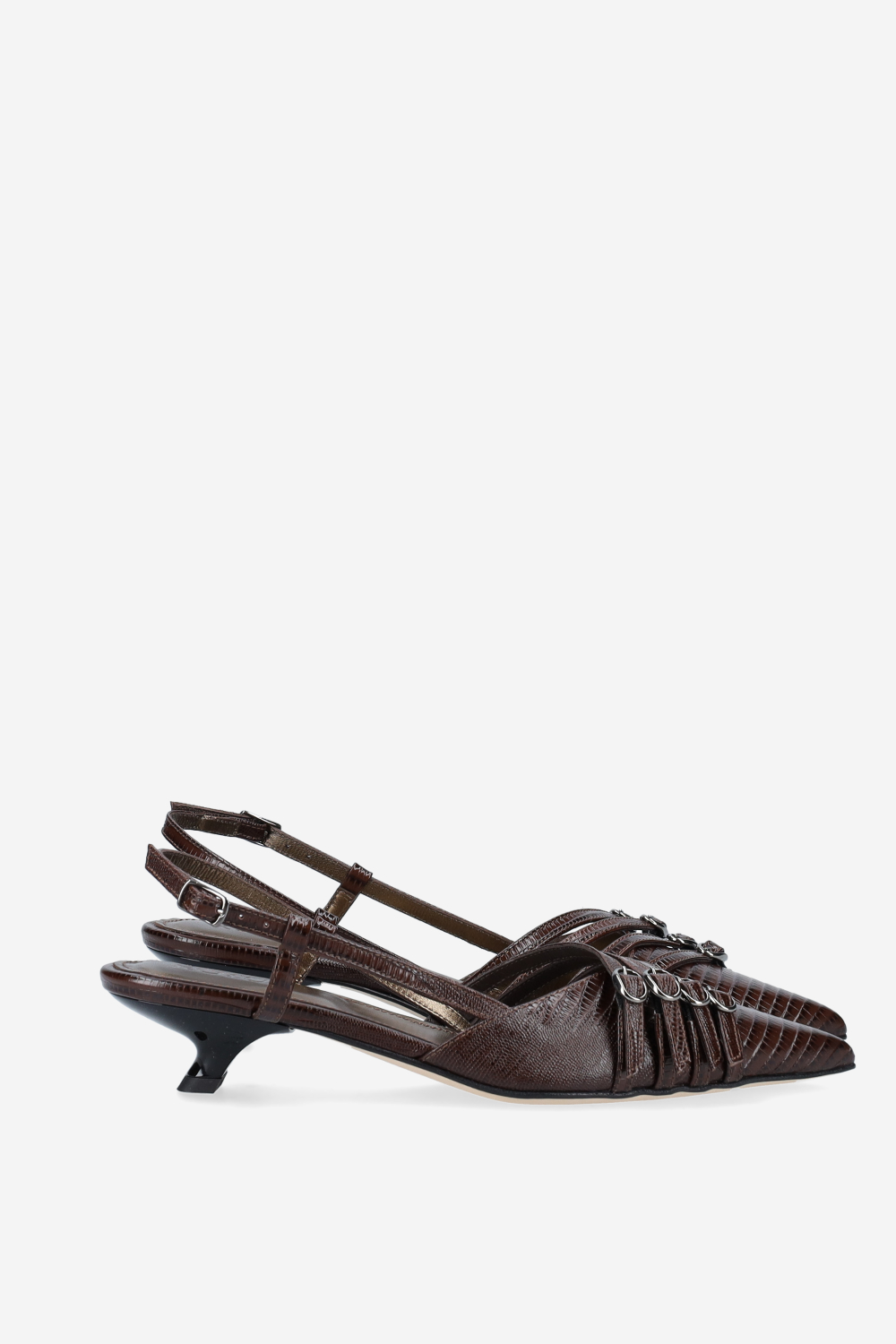 I wanna leather slingbacks