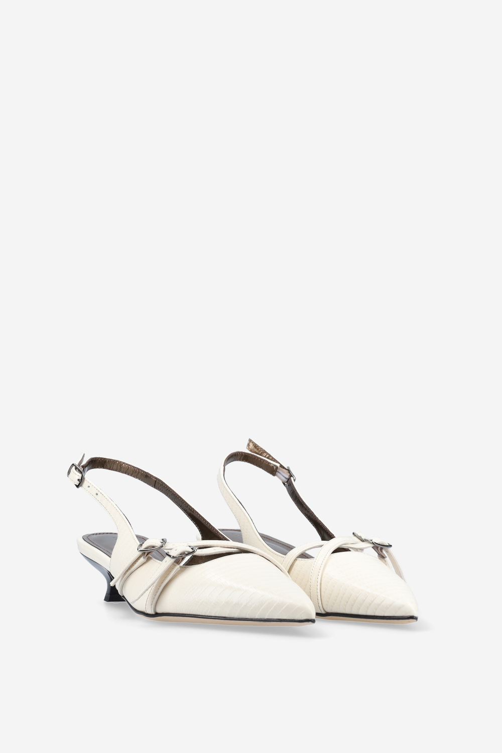 Dumb love leather slingbacks
