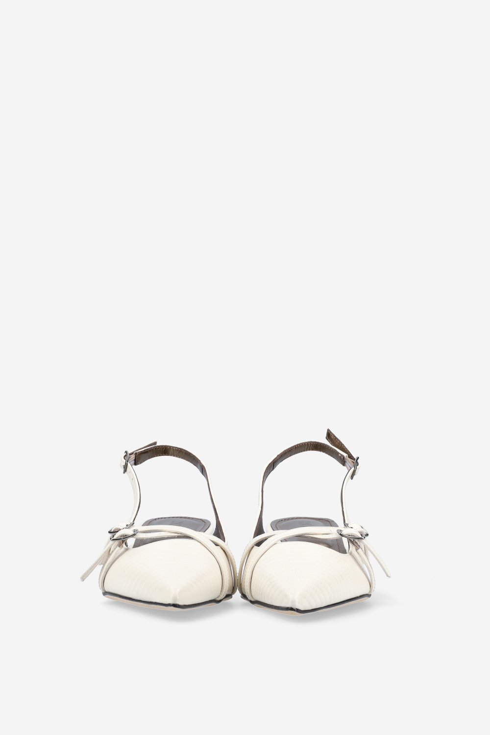 Dumb love leather slingbacks