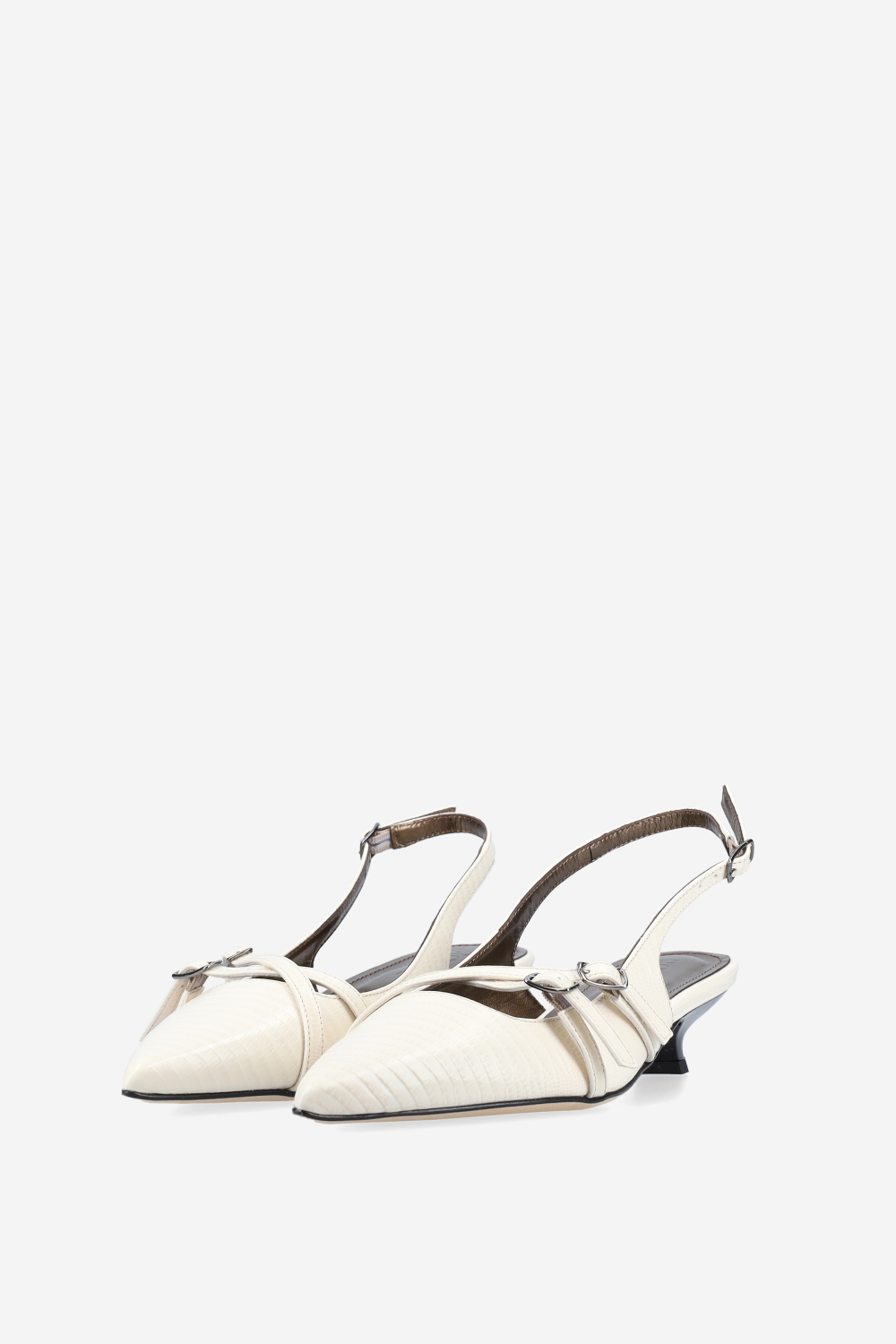 Dumb love leather slingbacks