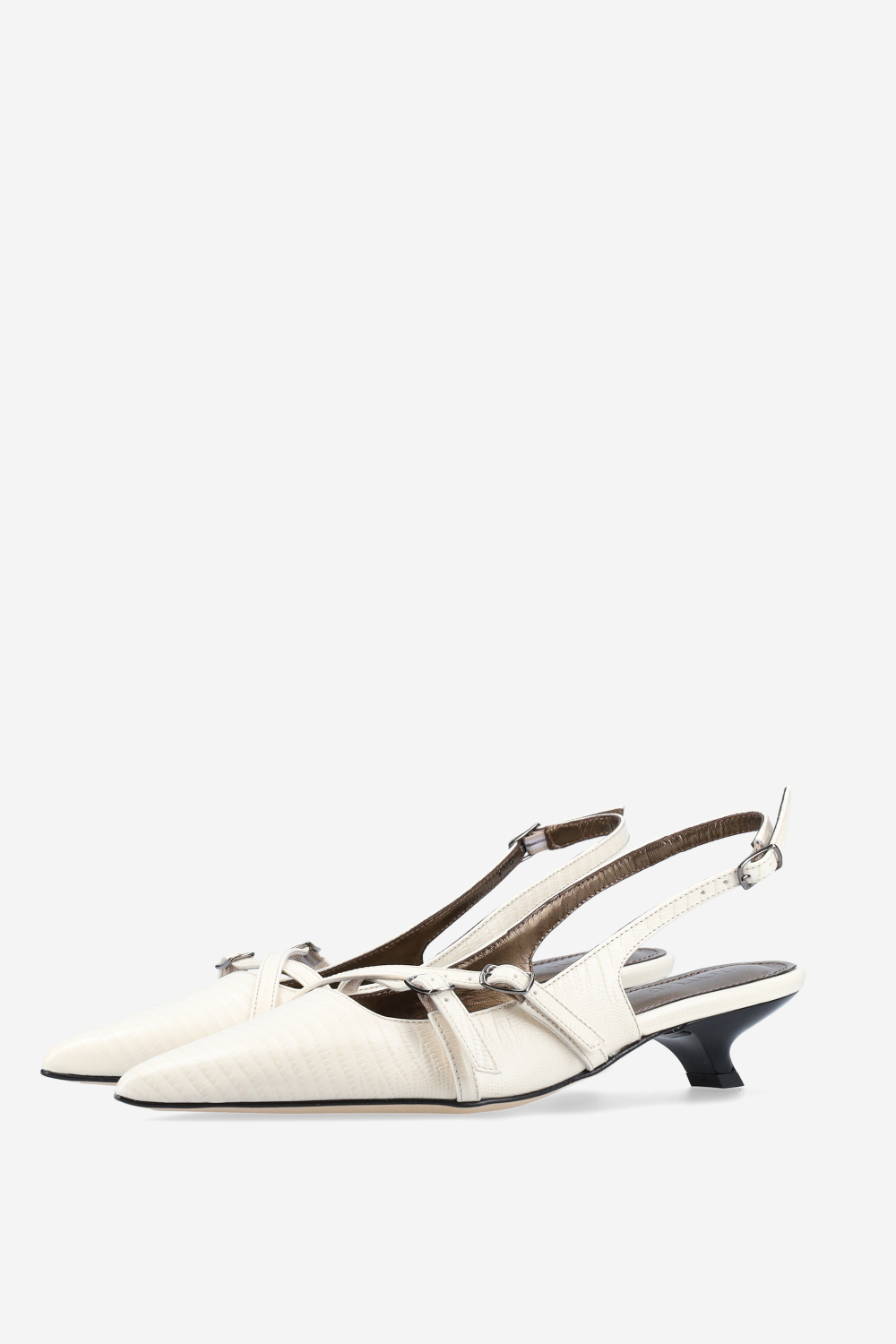 Dumb love leather slingbacks
